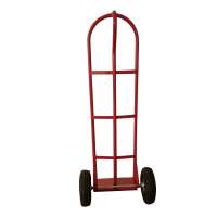 pneumatics wheel platform stainless steel hand trolley for agriculture