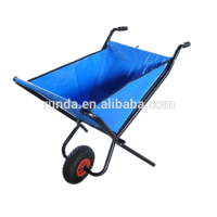 Foldable garden wheel barrow/oxford cloth wheelbarrow