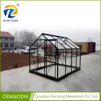 Modern Agricultural Durable Poly Film Glass Greenhouse