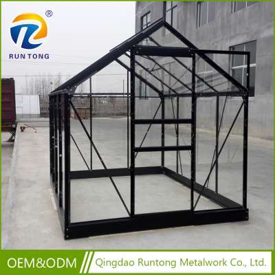 Winter Indoor Croft Aluminium Base Mini Steel Shed Glass Green House with Window