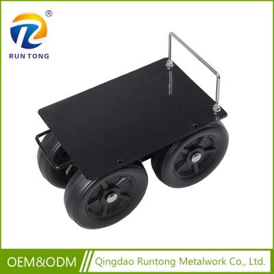 Outdoor Lawn Yard Bench Storage Rolling Wagon Garden Chair Cart