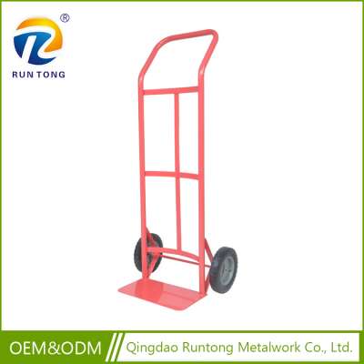 2 Wheels Chrome Plated Hand Truck Trolley For Loading Goods