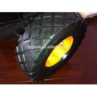 410/350-4 pu foam wheel 10inch pu foam tire for hand trolley