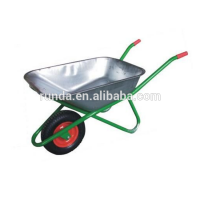 Single pneumatic wheel type heavy duty wheel barrow for russia market